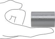 McMaster 1961K25 Titanium Pipe Fitting Straight Connector, 3/4 NPT Female