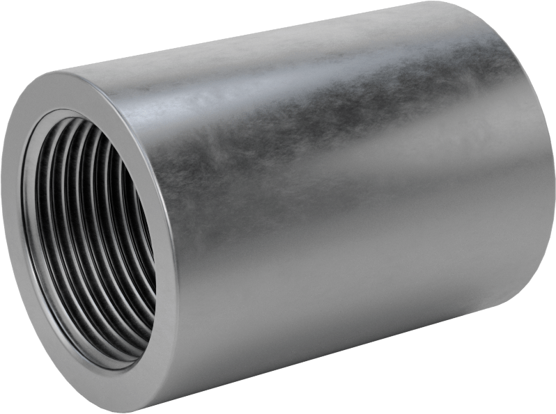 McMaster 1961K26 Titanium Pipe Fitting Straight Connector, 1 NPT Female