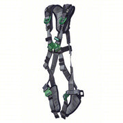 MSA 10194970 Full Body Harness, Vest Style, XL, Nylon, Gray