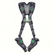 MSA 10194970 Full Body Harness, Vest Style, XL, Nylon, Gray