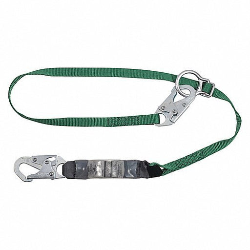 MSA 10193128 Lanyard, 6 ft., 310 lb. Weight Capacity, Green