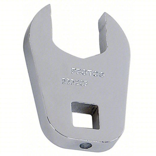Proto J5330CF Crowfoot Socket Wrench: Alloy Steel, Chrome, 1/2 in Drive Size, 15/16 in Head Size