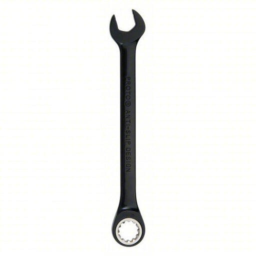 Proto JSCR28 Combination Wrench Alloy Steel, Black Chrome, 7/8 in Head Size, 11 1/2 in Overall Lg, Offset