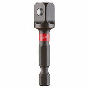 Milwaukee 48-32-5033 Impact Hex Shank Socket Adapter Set, 1/4 in Drive, Black Oxide, 3-Piece