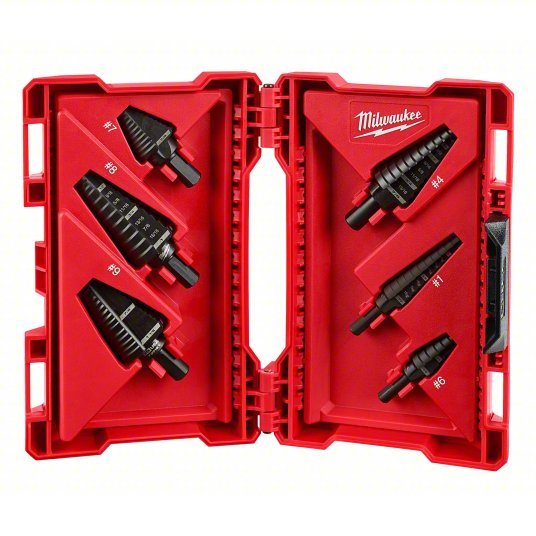 Milwaukee 48-89-9224 Step Drill Bit Set 39 Hole Sizes, 1/8 in to 1 1/8 in, Black Oxide Finish, Fractional Inch