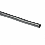 D-Line US/CTW2.5B Cable Spiral Wrap 1/2 in Wd, For 1 1/2 in Max Bundle Dia, 8 ft Lg, LDPE, Black, -50°C to 140°C