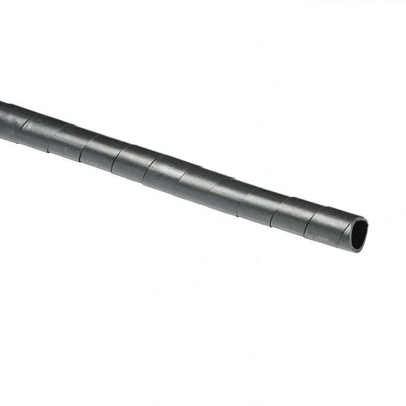 D-Line US/CTW2.5B Cable Spiral Wrap 1/2 in Wd, For 1 1/2 in Max Bundle Dia, 8 ft Lg, LDPE, Black, -50°C to 140°C