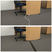 D-Line US/FC68B Floor Cable Cover, 1 Channel, 6 ft.