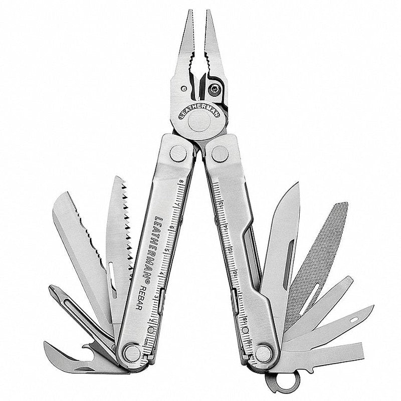 Leatherman 831547 Multi-Tool, SS, 17 Tools, Rebar