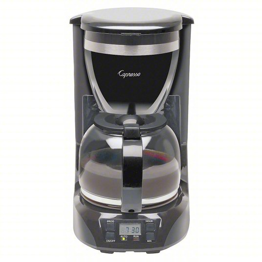 Capresso 416.05 Coffee Maker Drip, Black, 13 in x 7 1/4 in x 10 in, 96 fl oz Max Brewing Capacity
