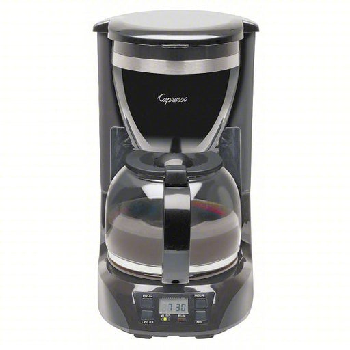 Capresso 416.05 Coffee Maker Drip, Black, 13 in x 7 1/4 in x 10 in, 96 fl oz Max Brewing Capacity