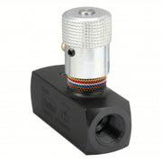 Parker F600S Hydraulic Flow Control Valve 8 gpm Max Flow Rate, 3/8 in NPT, 3/8 in NPT, Steel, Control