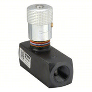 Parker F600S Hydraulic Flow Control Valve 8 gpm Max Flow Rate, 3/8 in NPT, 3/8 in NPT, Steel, Control