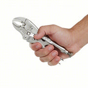 Irwin 7WR Locking Plier Curved, Lever, 1 1/2 in Max Jaw Opening, 7 in Overall Lg, 1 1/4 in Jaw Lg, Plain Grip