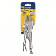 Irwin 7WR Locking Plier Curved, Lever, 1 1/2 in Max Jaw Opening, 7 in Overall Lg, 1 1/4 in Jaw Lg, Plain Grip