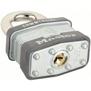 Master Lock 1KA Padlock 15/16 in Vertical Shackle Clearance, 3/4 in Horizontal Shackle Clearance, 2246 Key