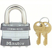 Master Lock 1KA Padlock 15/16 in Vertical Shackle Clearance, 3/4 in Horizontal Shackle Clearance, 2246 Key