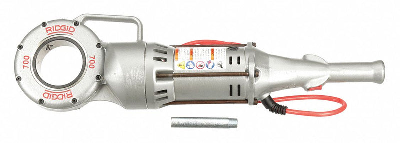 Ridgid 41935 Portable Pipe Threader, Corded, 700, For 1/8 in to 2 in Pipe, 0 Die Heads