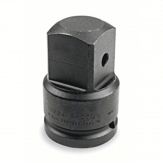 Proto J10004 Impact Socket Adapter 1 in Input Drive Size, Black Oxide, 1 1/2 in Output Drive Size, Square