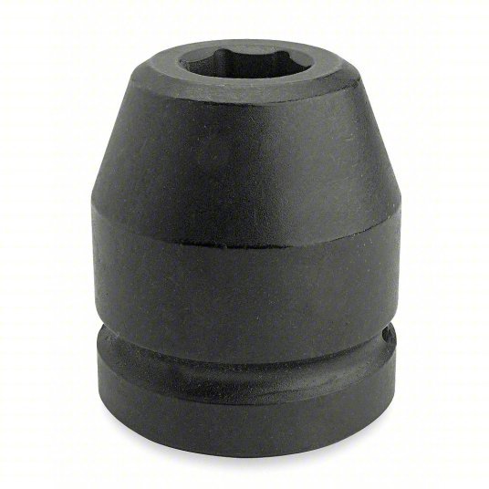 Proto J10020 Impact Socket 1 in Drive Size, 1 1/4 in Socket Size, 6-Point, Std, Black Oxide