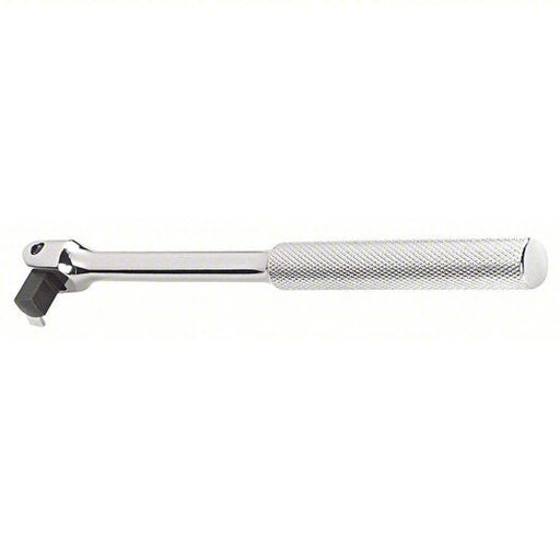 Proto J5265 Breaker Bar 3/8 in Drive Size, 8 1/2 in Overall Lg, Knurled Grip, Alloy Steel, Chrome