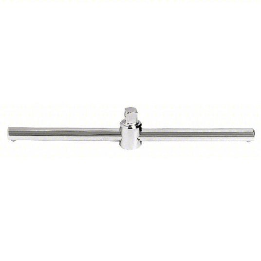 Proto J5285 Sliding T-Handle 3/8 in Drive Size, 8 in Overall Lg, Smooth Grip, Alloy Steel, Chrome
