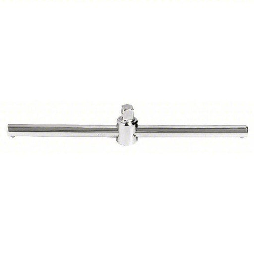Proto J5285 Sliding T-Handle 3/8 in Drive Size, 8 in Overall Lg, Smooth Grip, Alloy Steel, Chrome
