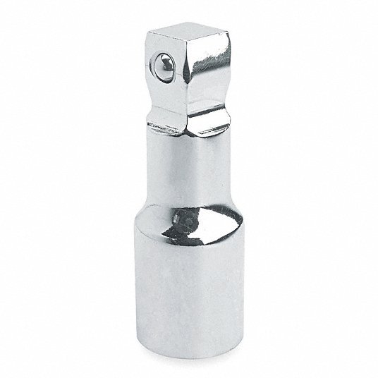 Proto J5260W Socket Extension 3/8 in Input Drive Size, 3/8 in Output Drive Size, 3 in Overall Lg, Chrome