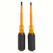 Klein 33532-INS ESD Safe Insulated Screwdriver Set 2 Pieces, Phillips/Slotted Tip, 1/4 in Tip Size