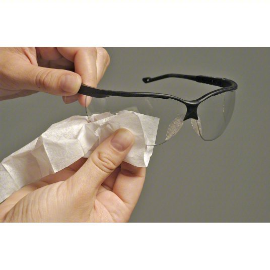 Bausch & Lomb 8577PMT FogShield XP Pre-Moistened Towelette Station 25 Wipe Count, Individually Wrapped, Pre-Moistened