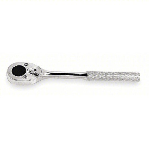 Proto J5449 Hand Ratchet Pear, Reversing, 10 in Overall Lg, Chrome, 15° Min Arc Swing, 1/2 in Drive Size