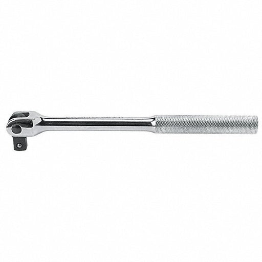 Proto J5467 Breaker Bar 1/2 in Drive Size, 15 1/4 in Overall Lg, Knurled Grip, Alloy Steel, Chrome
