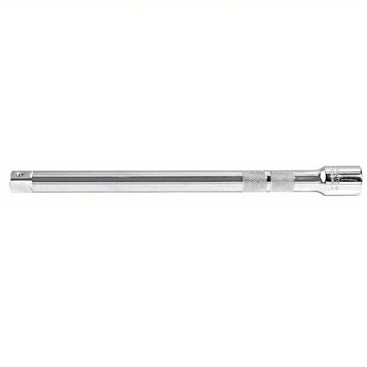 Proto J5464 Socket Extension 1/2 in Input Drive Size, 1/2 in Output Drive Size, 20 in Overall Lg, Chrome