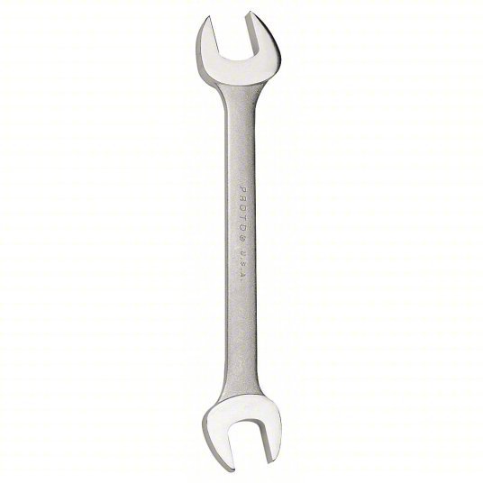 Proto J3055 Open End Wrench Alloy Steel, Satin, 1 1/4 in_1 5/16 in Head Size, 14 1/2 in Overall Lg, Std