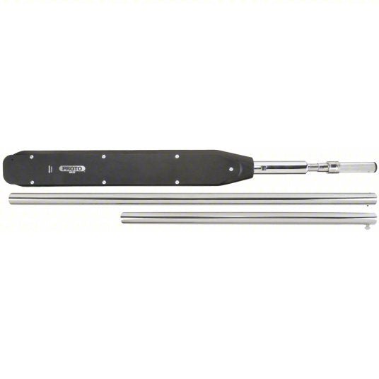 Proto J6025 Micrometer Torque Wrench 1 in Drive Size, 400 ft-lb to 2000 ft-lb, 107 1/2 in Overall Lg
