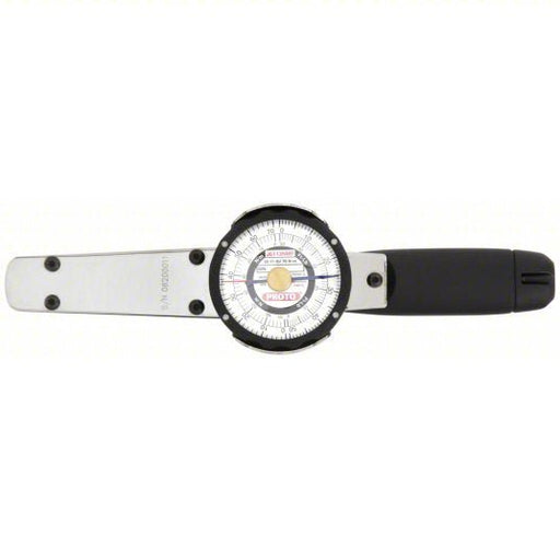 Proto J6113NMF Dial Torque Wrench 3/8 in Drive Size, 10 to 50 ft-lb/14 to 70 N-m, 10 1/4 in Overall Lg