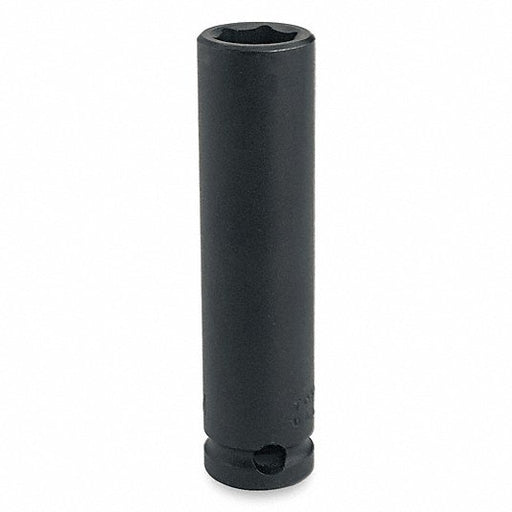 Proto J7330M Impact Socket 1/2 in Drive Size, Metric, 30 mm Socket Size, 6-Point, Deep, Black Oxide