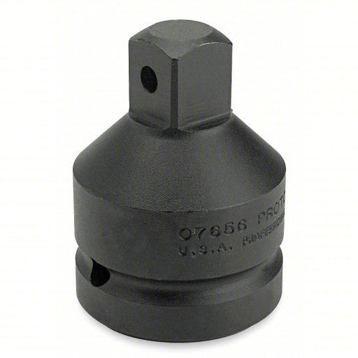 Proto J07656 Impact Socket Adapter 1 in Input Drive Size, Black Oxide, 3/4 in Output Drive Size, Square