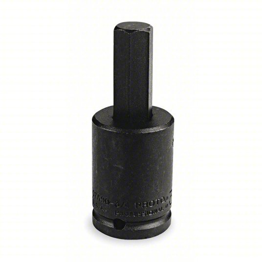Proto J075905/8 Impact Socket Bit SAE, 3/4 in Drive Size, 5/8 in Tip Size, 3 27/32 in Overall Lg