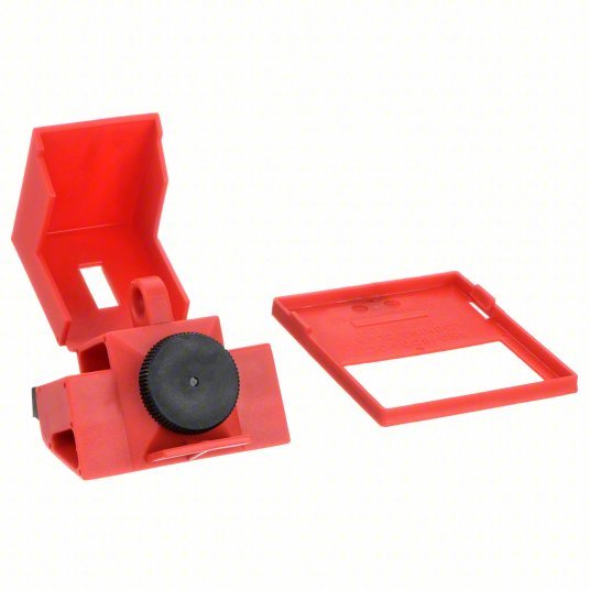 Brady 65966 Single Pole Breaker Lockout Clamp-On, For 480/600V AC Volt, 6 PK
