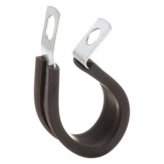 Redwood COL0809Z1 Clamp, OD 1/2 In, 1/2 In W, Cushion, PK50
