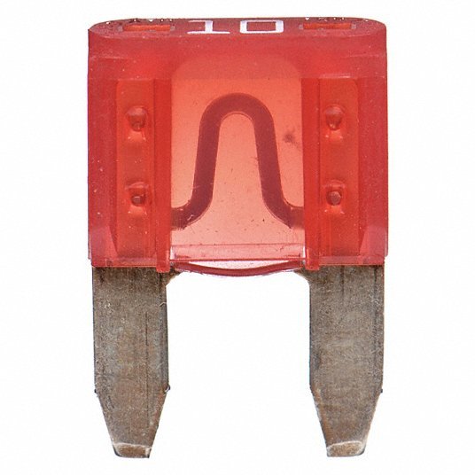 Bussmann ATM-10 Automotive Fuse, Fast Acting, 10 A, ATM Series, Not Rated, 32V DC, 41/64" L x 7/16" W x 5/32" D