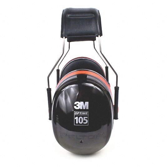 3M Peltor H10A Earmuffs Over-the-Head Earmuff, Passive, 30 dB NRR, Foam/Polyurethane/PVC, Black