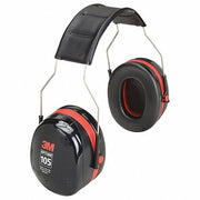 3M Peltor H10A Earmuffs Over-the-Head Earmuff, Passive, 30 dB NRR, Foam/Polyurethane/PVC, Black
