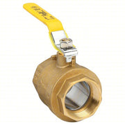 Apollo 94A10801 Manual Two-Way Ball Valve 2 in, Brass, Straight, FNPT x FNPT, 600 psi Max. Pressure (CWP)