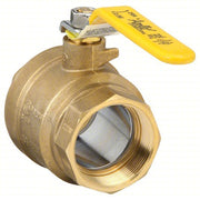 Apollo 94A10801 Manual Two-Way Ball Valve 2 in, Brass, Straight, FNPT x FNPT, 600 psi Max. Pressure (CWP)