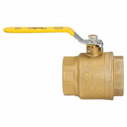 Apollo 94A10001 Manual Two-Way Ball Valve 3 in, Brass, Straight, FNPT x FNPT, 400 psi Max. Pressure (CWP)