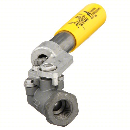Apollo 8950301A Manual Two-Way Ball Valve 1/2 in, Carbon Steel, Straight, FNPT x FNPT, Std Port Ball Port