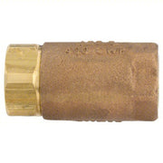 Apollo 6110001 Spring Check Valve Single Flow, Inline Ball Cone, Bronze, 3 in Pipe/Tube Size