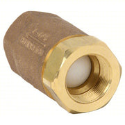 Apollo 6110701 Spring Check Valve Single Flow, Inline Ball Cone, Bronze, 1 1/2 in Pipe/Tube Size